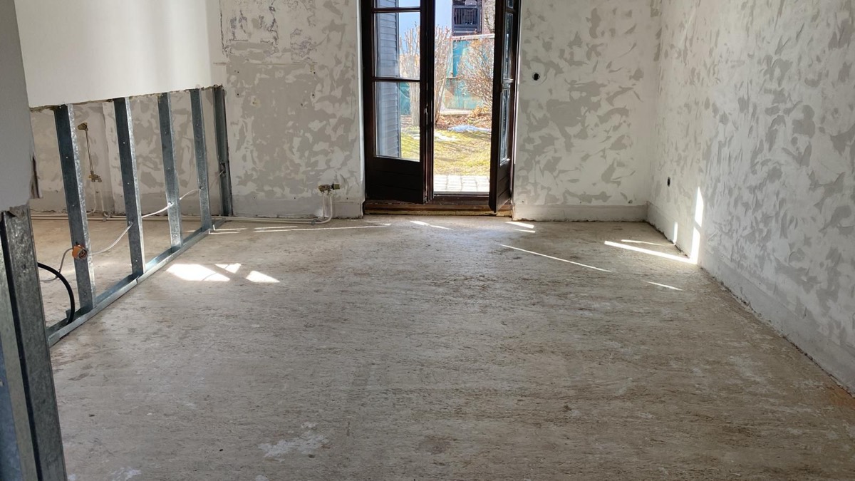 Trocken, sauber und bereit für den Wiederaufbau